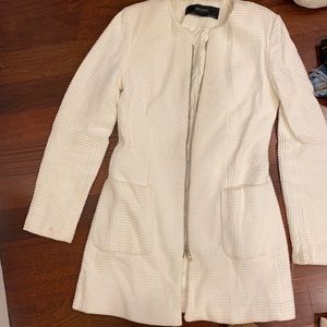 Long jacket white color from Zara size s